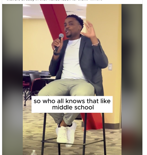 Tinashe Chaponda speaking engagement