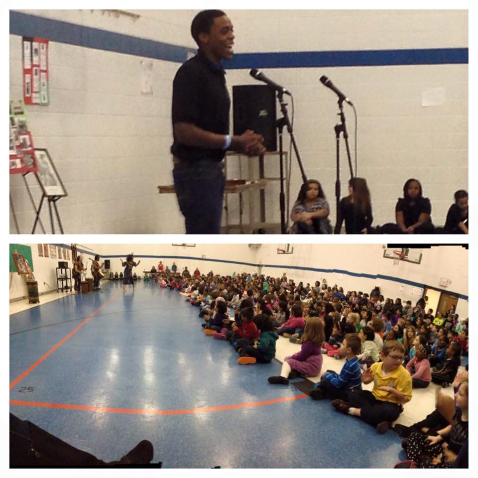Tinashe Chaponda speaking at Arcadia assembly